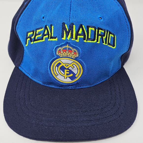 Real Madrid Football Team Hat Cap Mens Snapback Adjustable Embroidered Blue NWT - Picture 7 of 13